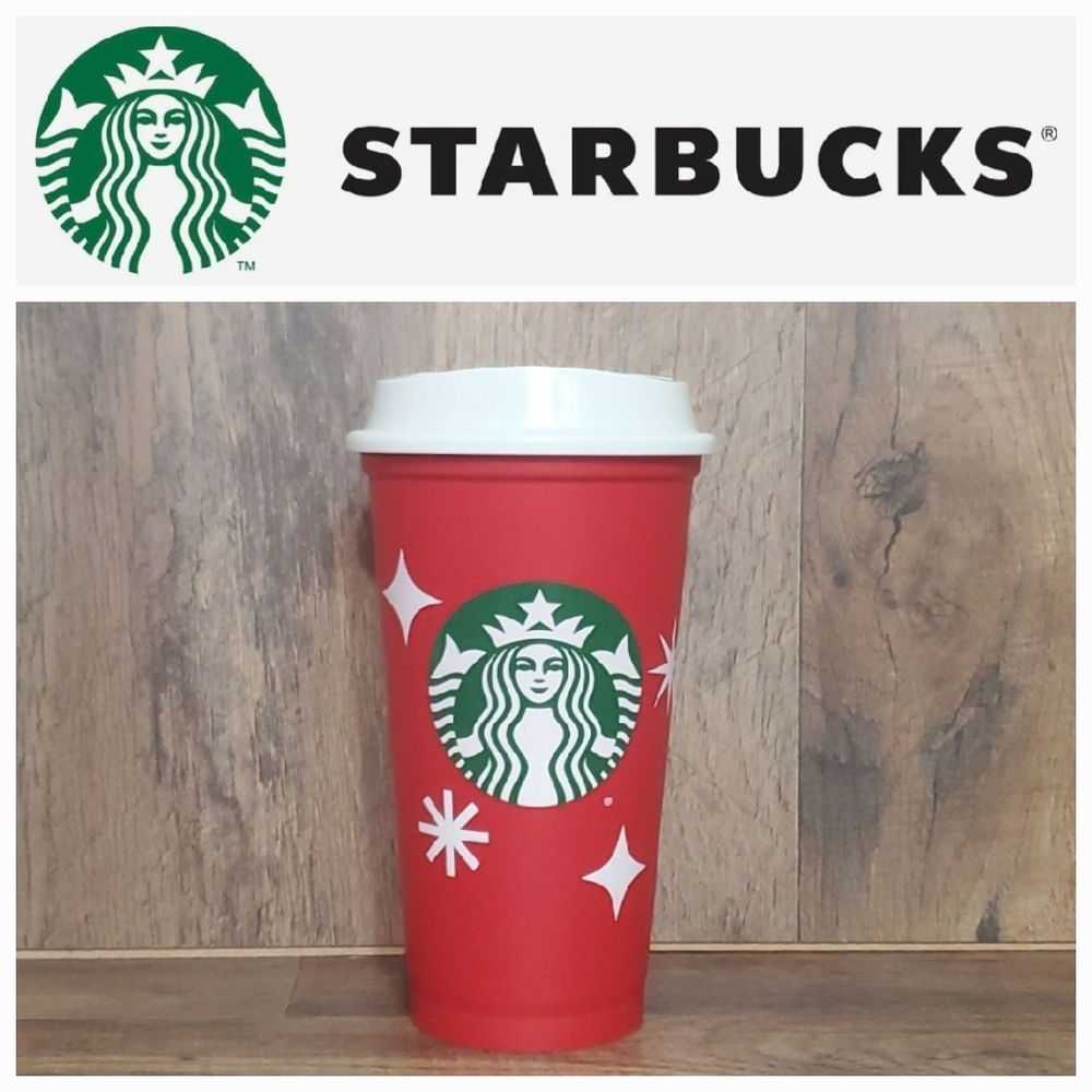 🤍❤️ Starbucks Holiday 2022 Limited Edition Plastic Cup BNWOT
